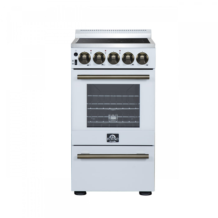 Cuisiniere electrique Pallermo de 20 po, blanche, capacite totale de 2,05 pi³ - FFSEL6051-20WHT