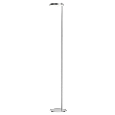 Dainolite Fia 1 Light LED Floor Lamp Satin Chrome|Lampe à pied Fia de Dainolite avec fini chromé satiné et 1 ampoule à DEL