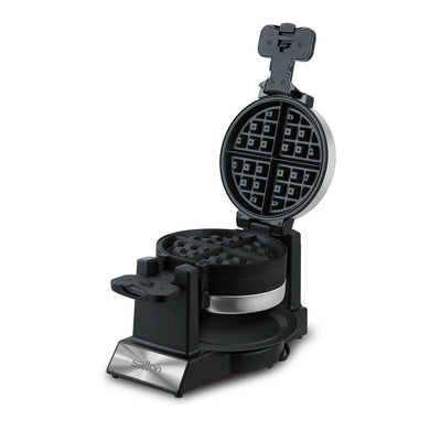 Salton Rotating Double Belgian Waffle Maker Cookware | Gaufrier belge double pivotant Salton