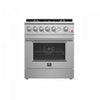Forno Giovanni 30-inch Gas Range Stainless Steel, 4.32 cu.ft, -FFSGS6274-30 | Cuisiniere a gaz Giovanni 30 pouces en acier inoxydable, 4,32 pi³ – FFSGS6274-30