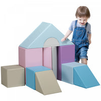 Soozier Blocs De Jeu Souples 11pcs, Jouet De Gymnastique Pour Enfants, Blocs De Construction Et D'em