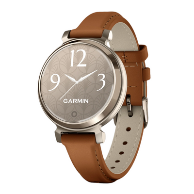 Garmin Lily™ 2 Smartwatch - Health Tracking With Stylish Patterned Lens, Touchscreen - Cream Gold|Garmin Lily™ 2 Montre Connectee - Suivi De La Sante Avec Lentille A Motif Elegant, Ecran Tactile - C