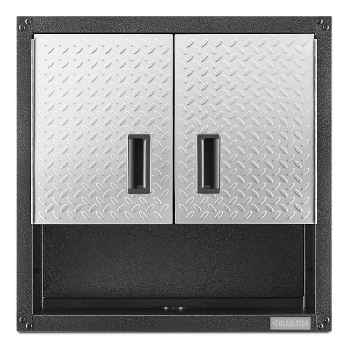  Armoire murale GearBox à portes 3/4 de Gladiator - bande de roulement argentée