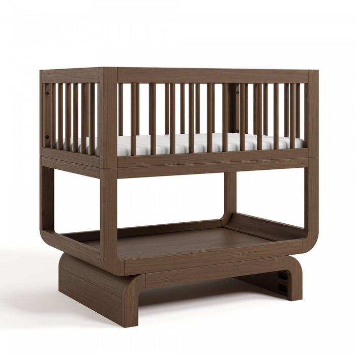 Storkcraft Santorini Berceau convertible 3-en-1 de luxe - Noisette