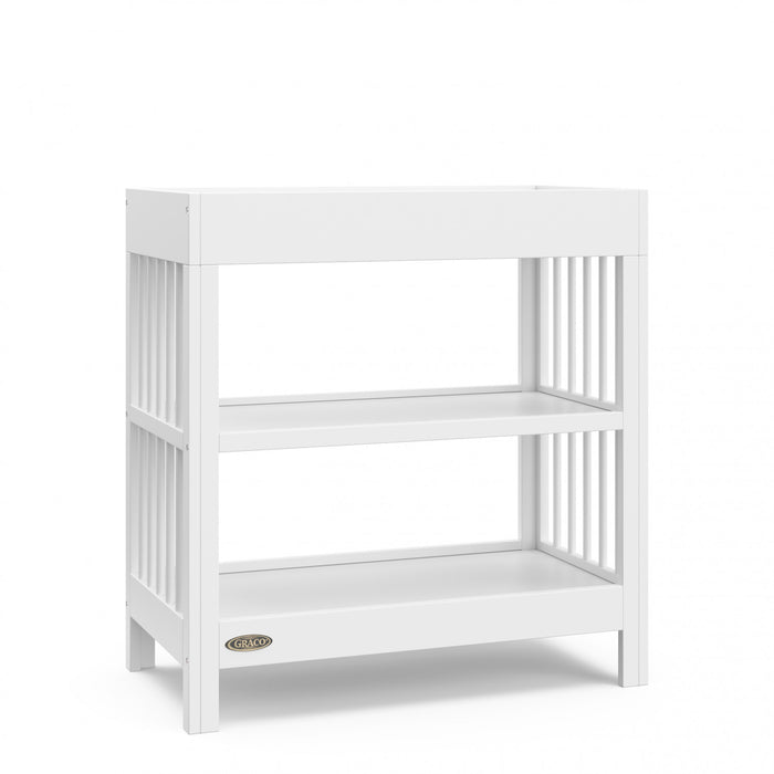 Graco Teddi Table a langer avec matelas a langer resistant a l’eau - Blanc