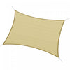 Voile D'ombrage Rectangulaire 3 X 4 M Polyethylene Haute Densite Resistant Aux Uv Coloris Sable