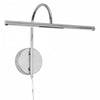 Lampe pour affichage d’image de Dainolite avec fini chromé poli et ampoule à DEL de 6 W