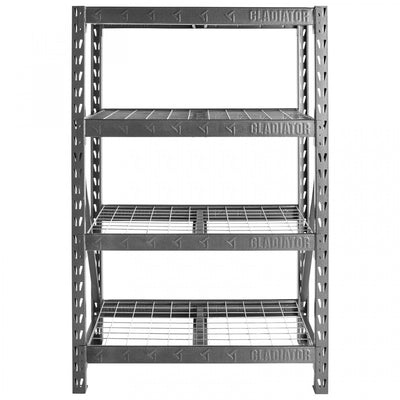 Gladiator 48" (121.9 Cm) Welded Rack - Hammered Granite|Étagère soudée de 48 po (121,9 cm) de Gladiator - granite martelé