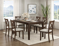  Ensemble De Salle A Manger 7 Pieces Vintner - Cerisier Fonce