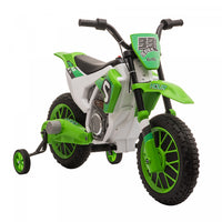 Aosom Moto Electrique Avec Roues Stabilisatrices Amovibles Scooter Electrique Pour Enfants 3-5 Ans B