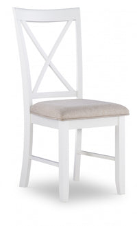 Chaise de salle à manger Jane en tissu brun - ensemble de 2
