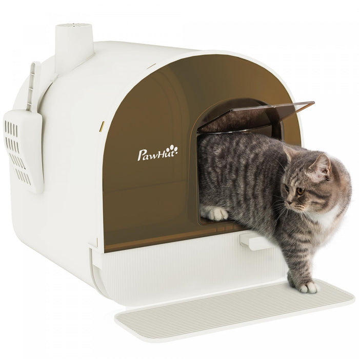 Bac A Litiere Pour Chat Avec Couvercle Avec Pelle Et Filtre