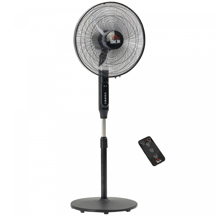 Homcom Ventilateur Sur Pied Avec 3 Modes Et 3 Vitesses