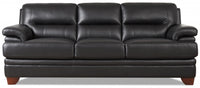 Sofa Luxor de Hydeline en cuir - noir