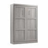 Lit double escamotable Pur de Bestar de 59 po (L) - gris platine
