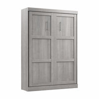 Lit double escamotable Pur de Bestar de 59 po (L) - gris platine