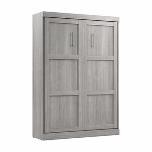 Lit double escamotable Pur de Bestar de 59 po (L) - gris platine