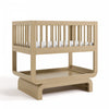 Storkcraft Santorini Berceau convertible 3-en-1 de luxe - Bois clair
