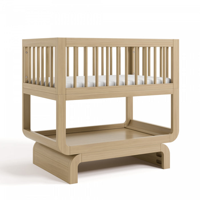 Storkcraft Santorini Berceau convertible 3-en-1 de luxe - Bois clair