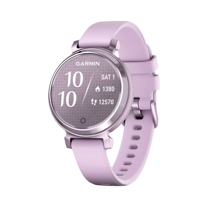 Garmin Lily™ 2 Montre Connectee - Suivi De La Sante Avec Lentille A Motifs Elegants, Ecran Tactile - Lilas