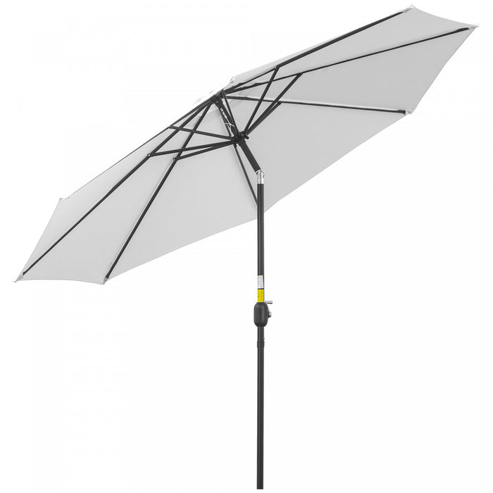 Outsunny Parasol De Marche Outsunny 10' X 8' Avec Manivelle Et Inclinaison