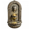 Fontaine murale exterieure a 3 niveaux Outsunny avec eclairage LED
