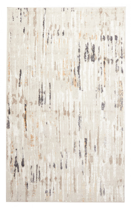 Tapis Contemporain/Moderne Juniper 5'0\" x 8'0\" en Taupe