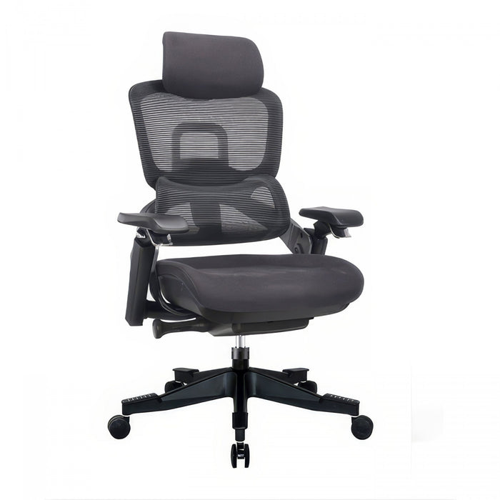 TygerClaw Fauteuil de Bureau Ergonomique de Direction avec Repose-jambes Retractable