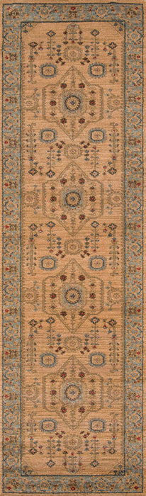 Tapis Traditionnel Lynda 2'3\" x 7'6\" en Ivoire