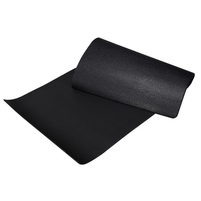 Costway Tapis De Yoga Tapis De Sol Tapis De Gym Pour Velo D’exercice Physique Protecteur De Plancher Anti-derapant Pour Le Yoga Noir