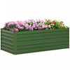 Outsunny Jardiniere Surelevee En Metal Avec Tiges Renforcees, Vert