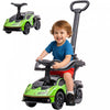 Aosom Voiture A Pousser, Voiture Coulissante Pour Enfants Sous Licence Vert