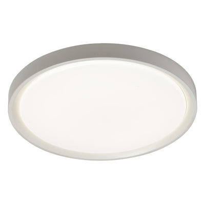 Dainolite Frida Flush Mount 30w Matte White Finish Lamp|Plafonnier affleuré Frida de Dainolite avec fini blanc mat et ampoule de 30 W