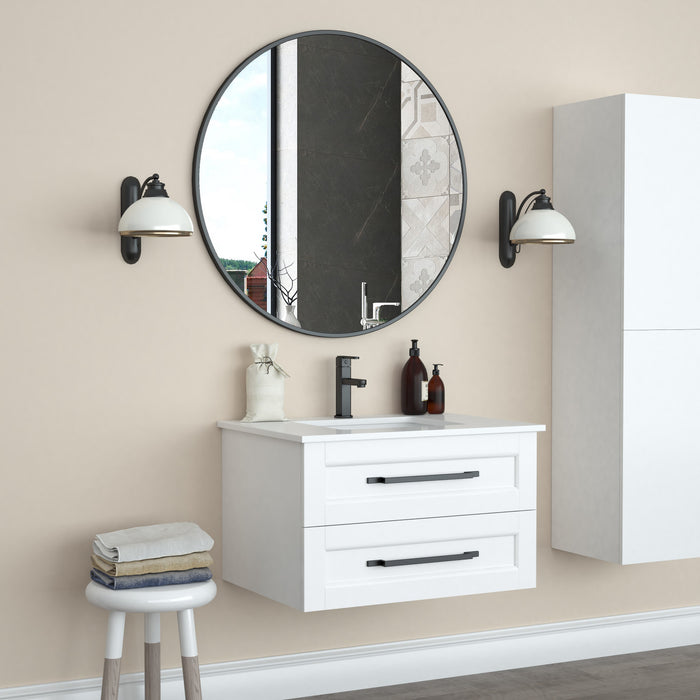 Miroir Halpert de 36 po noir