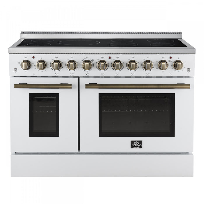 Cuisiniere electrique Paolo 48 pouces, blanche, 6,7 pi³ - FFSEL6011-48WHT