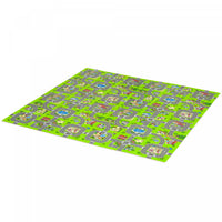 Qaba Tapis De Jeu En Mousse Pour Enfants 36 Pieces Avec 24 Tapis Lateraux Anti-derapant Apprentissag