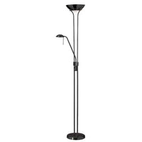 Lampe à pied Mother & Son de Dainolite avec fini noir mat