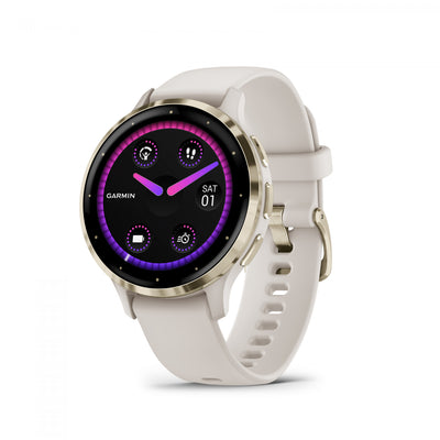 Garmin Venu® 3s Gps Smartwatch - Health Tracker W/14 Days Battery Life, 41mm - Ivory Case|Garmin Venu® 3s Montre Gps Intelligente - Suivi De Sante Avec 14 Jours D'autonomie, 41 Mm - Boitier