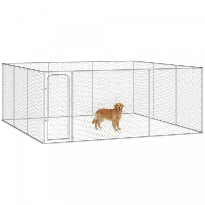 Enclos pour chiens exterieur, espace d'exercice pour chiots et chiens