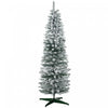 Homcom Sapin De Noel Artificiel 6 Pi Avec 390 Branches Floquees De Neige
