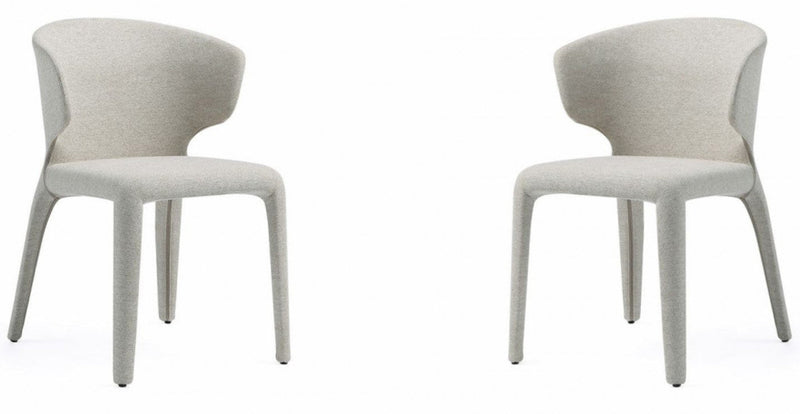 Ensemble 2 chaises de salle à manger Conrad de Manhattan Comfort en similicuir - blé