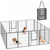 Parc pour chien a 16 panneaux, 31.5\" H, pour moyens chiens