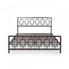 Henry Cadre De Lit En Metal Avec Tete De Lit Vintage, Taille King, Cuivre