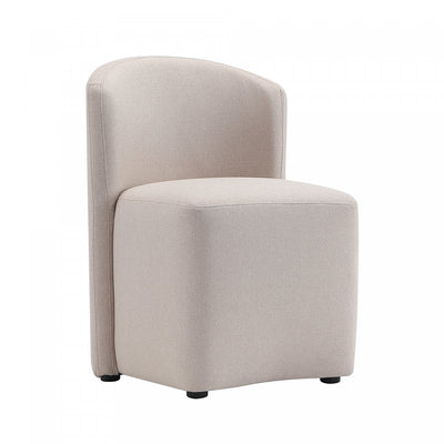 Hearth Contemporary Modern Upholstered Side Chair in Barley | Chaise d’appoint contemporaine moderne Hearth, rembourree, coloris orge