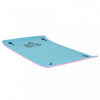 HOMCOM Tapis d'eau flottant 2.3x1.2m, Nenuphar flottant, Bleu