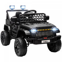 Qaba Voiture Electrique 12 V Alimente Par Batterie Pour Enfants Avec Telecommande, Suspension A Ress