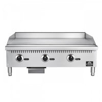  Plaque de cuisson a gaz Commerciale de 36 pouces, 3 bruleurs, 90 000 BTU, acier inoxydable - FCMGG0055-36