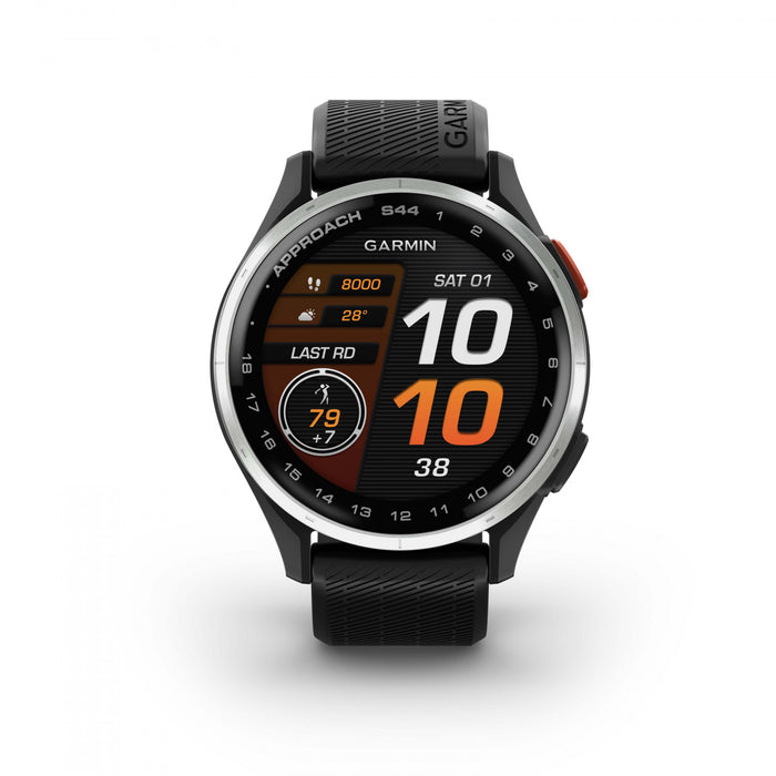  Silver Aluminum Bezel With Black Silicone Band