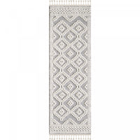 Carpette à poil long Quinto Moroccan Quatro - 2 pi 7 po x 8 pi