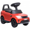 Qaba Voiture Electrique Sous Licence Land Rover 6 V Pour Enfants, Voiture Coulissante 2 En 1, Voiture Pour Enfants Alimentee Par Batterie Avec Klaxon, Pour 18 A 60 Mois, Rouge